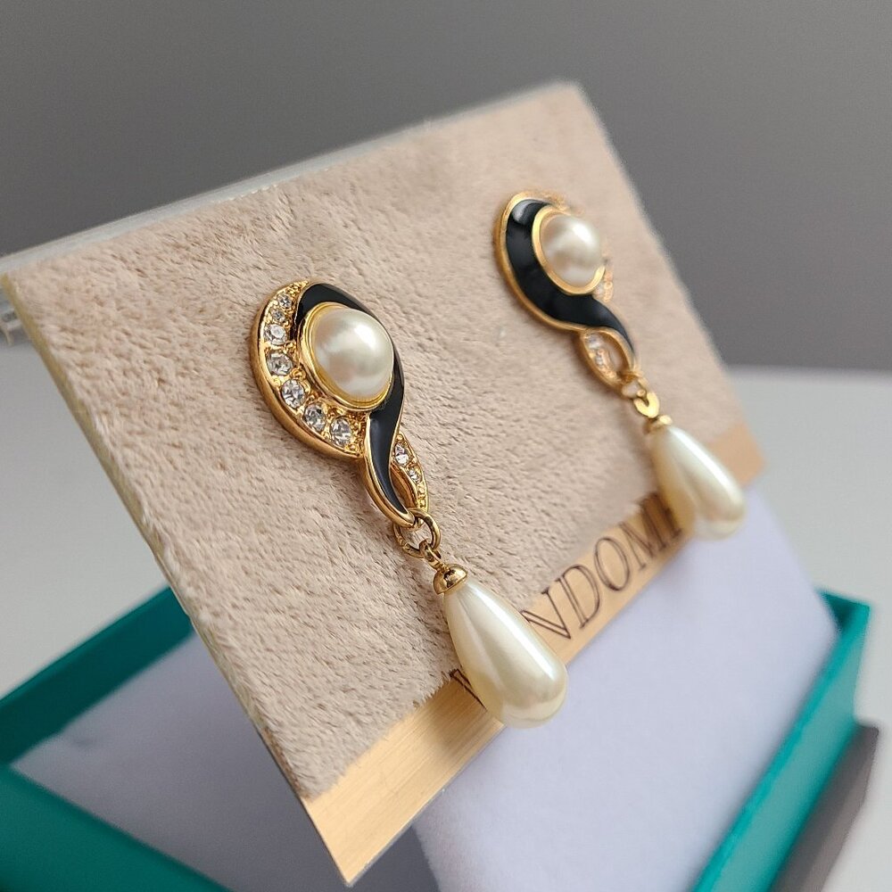 Vendome Vintage Drop Earrings - Picture 4 of 6